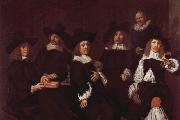 Frans Hals Gruppenportrat der Regenten des Altmannerhospitzes in Haarlem Sweden oil painting artist
